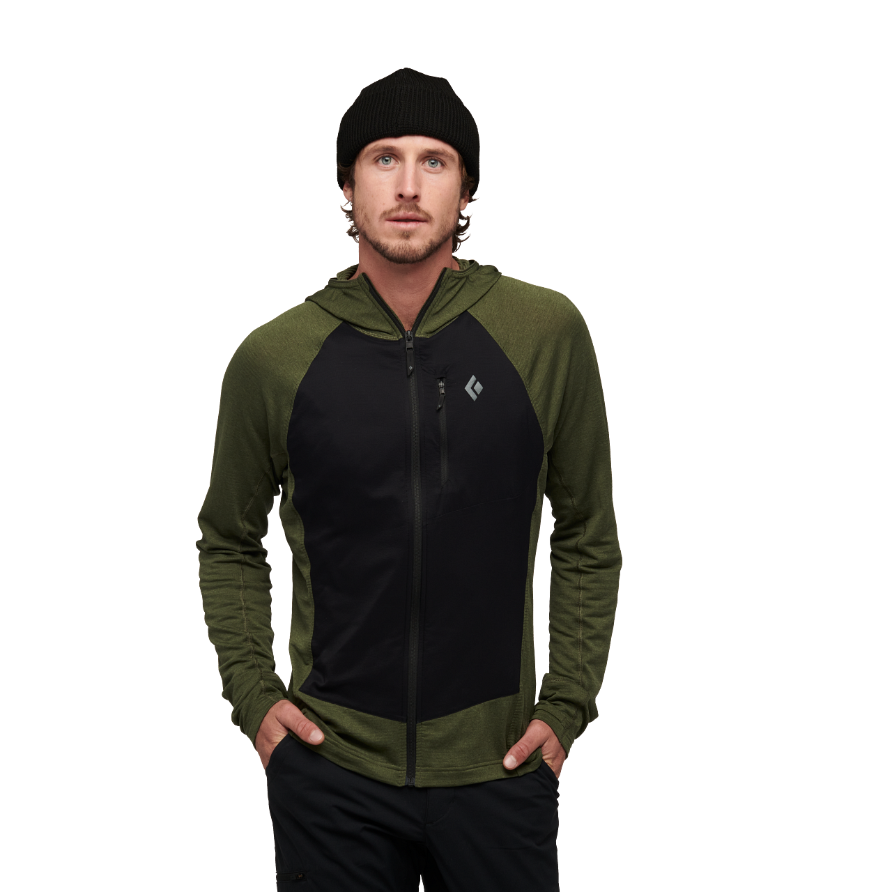 744051_9116_M COEFFICIENT LT HYBRID HOODY_Tundra Black_01_