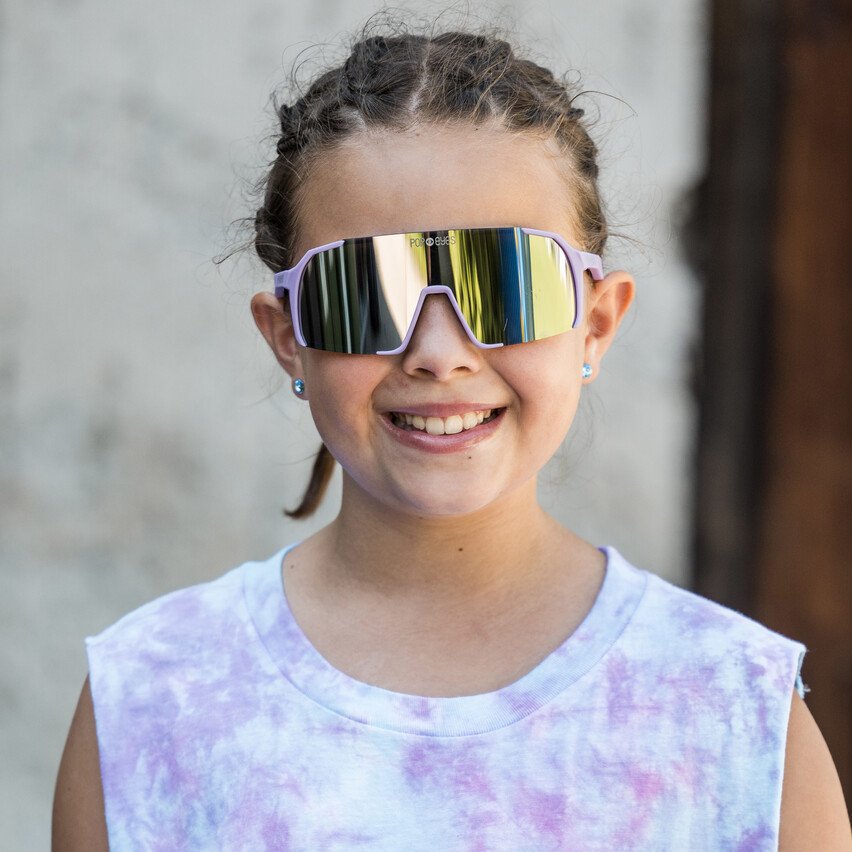 POP EYES Sonnenbrille EDDY Kids Purple Silver 2