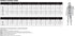 W Apparel Size Chart
