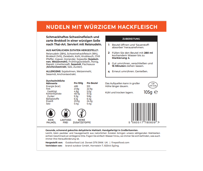 firepot-Nudeln mit Hackfleisch
