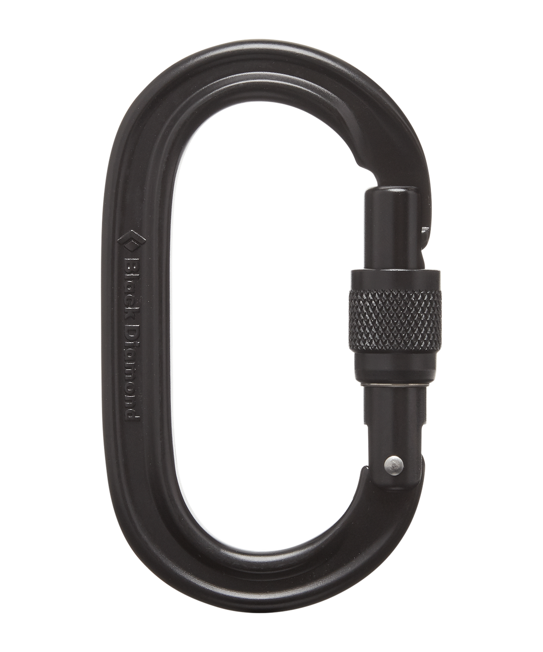 Black Diamond Oval Keylock Schraubkarabiner