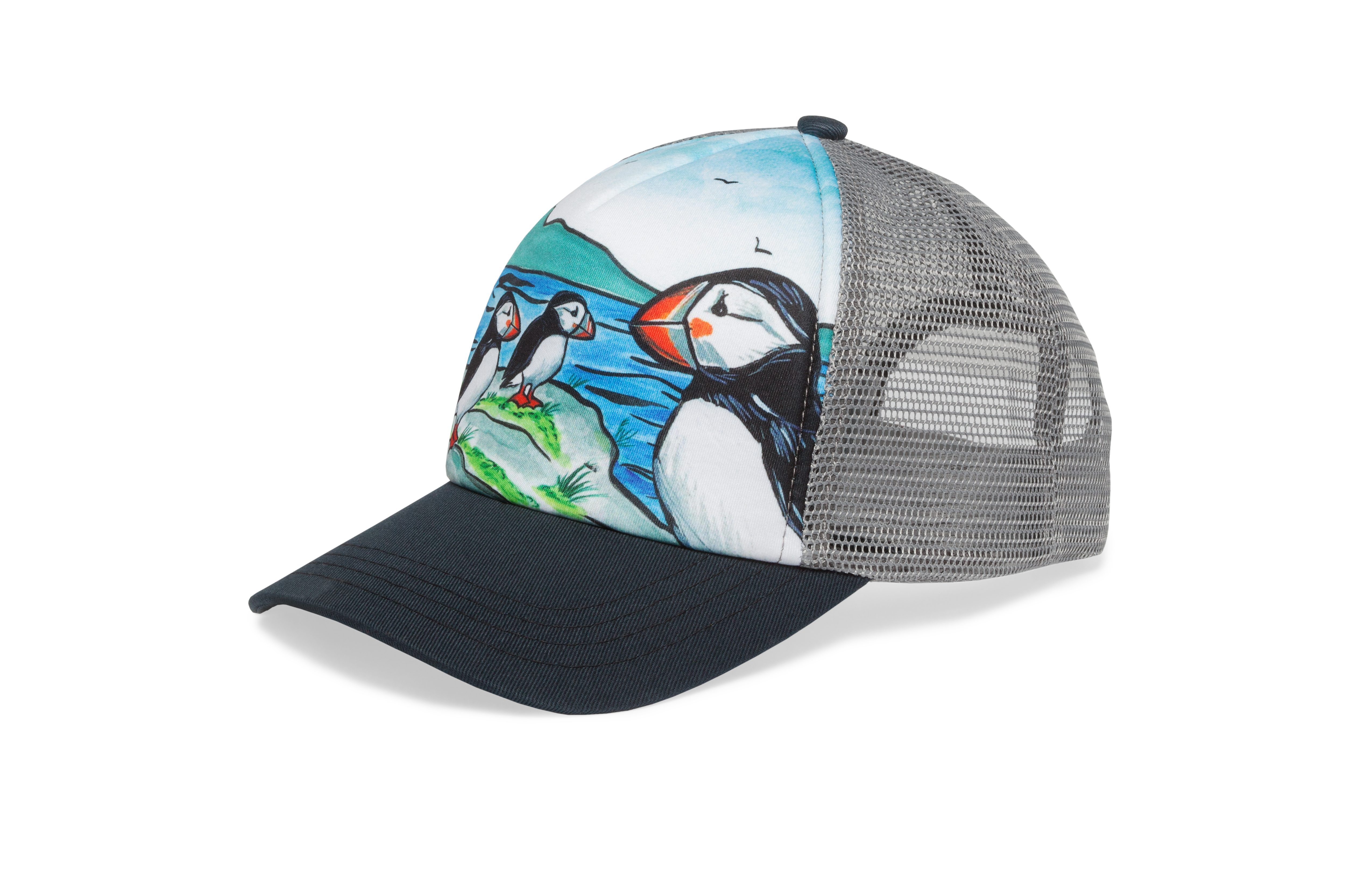 Sunday afternoons Kids Trucker Cap "Puffin Party"