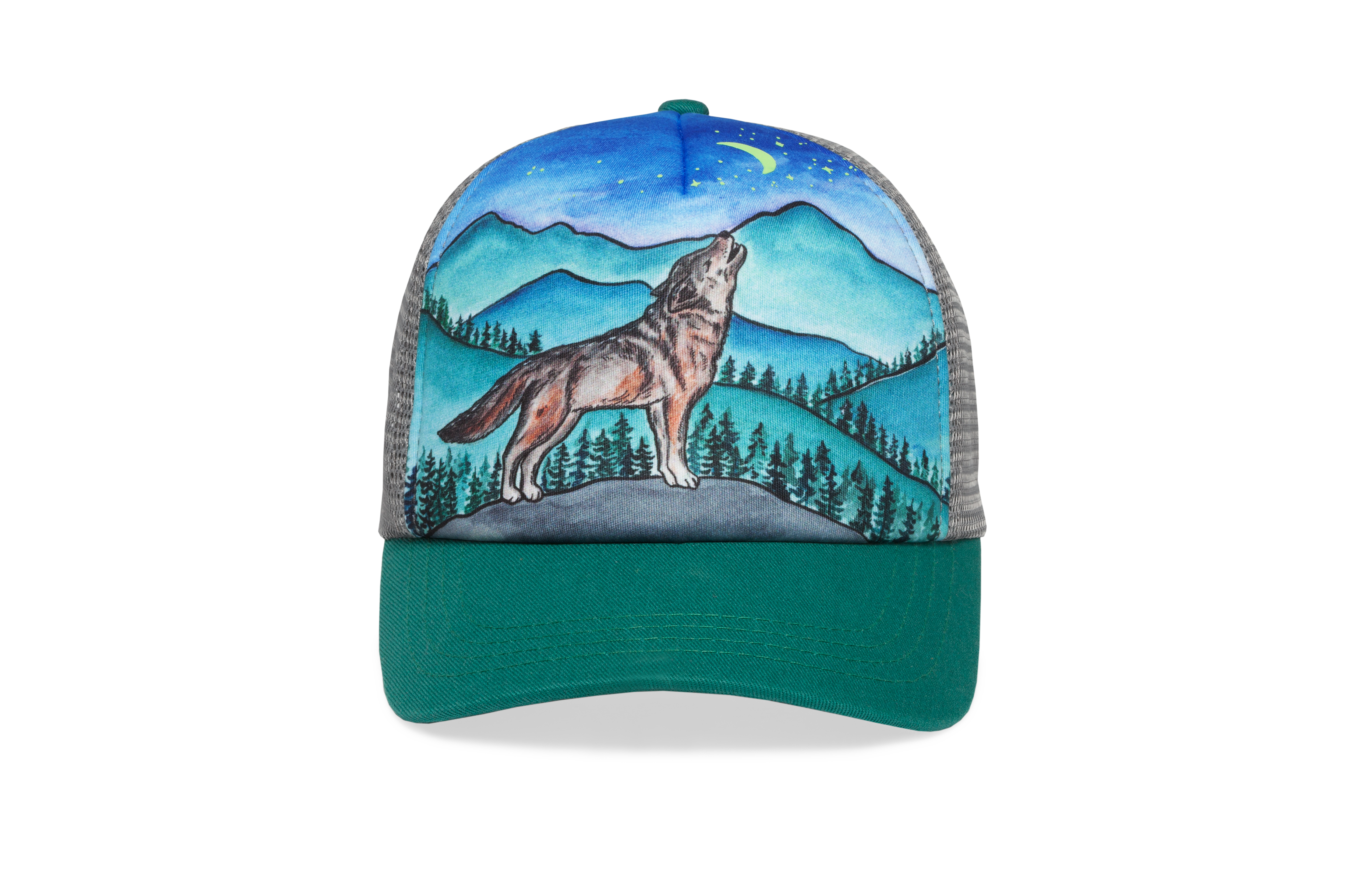 Sunday afternoons Kid's Trucker Cap "Lone Wolf"