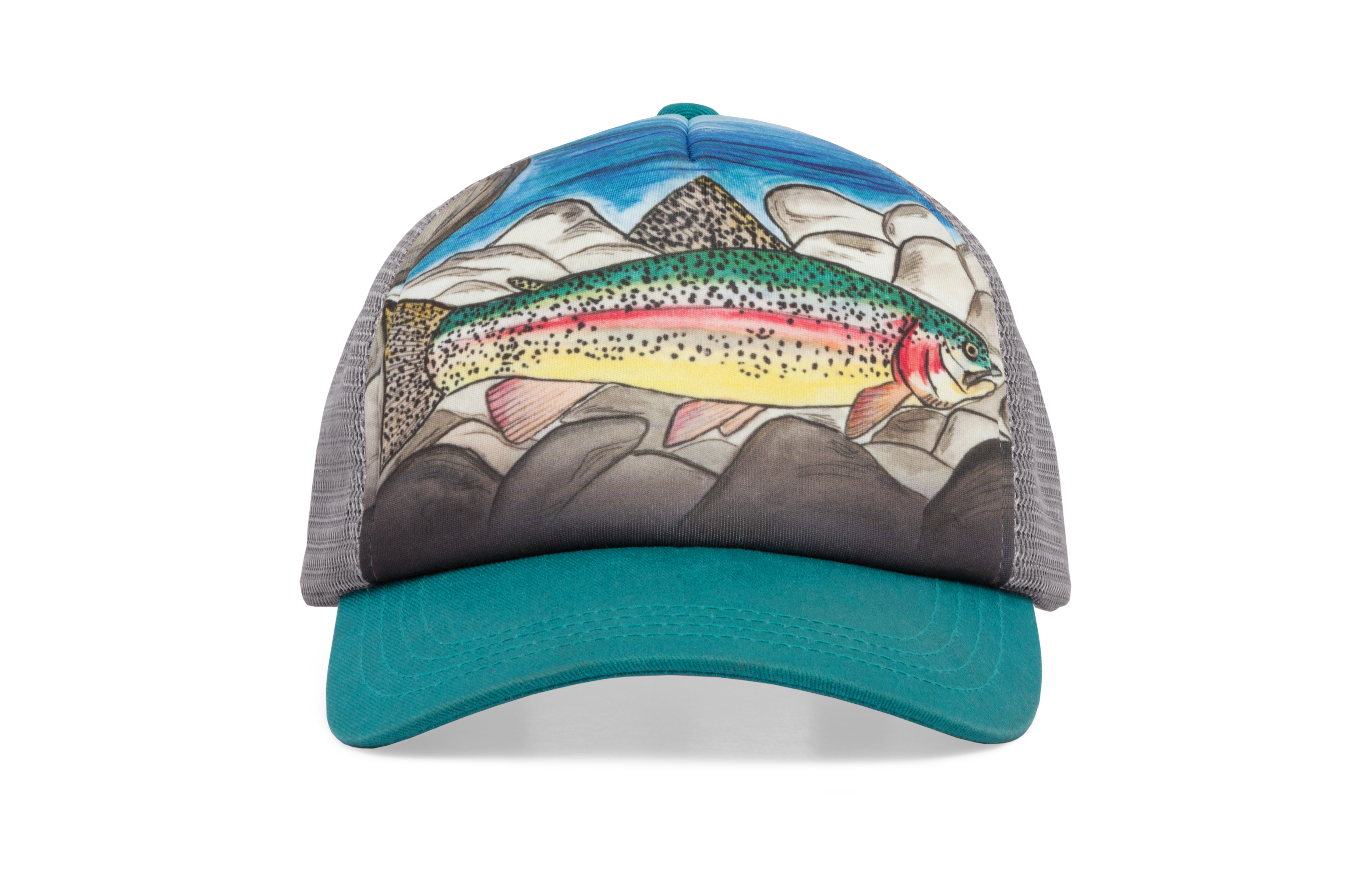 Sunday afternoons Kids Trucker "rainbow trout"